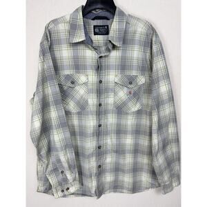 Men's Carhartt Rugged Flex Relaxed Fit Shirt Sz XL Button Up Long Sleeve Plaid
